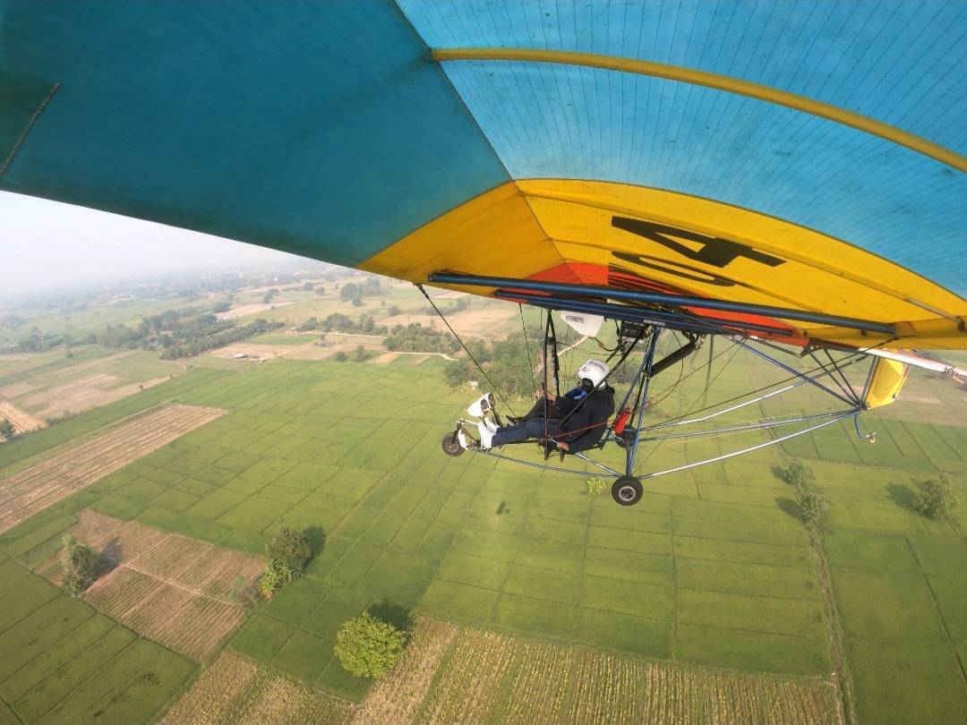 Ultralight aerial view